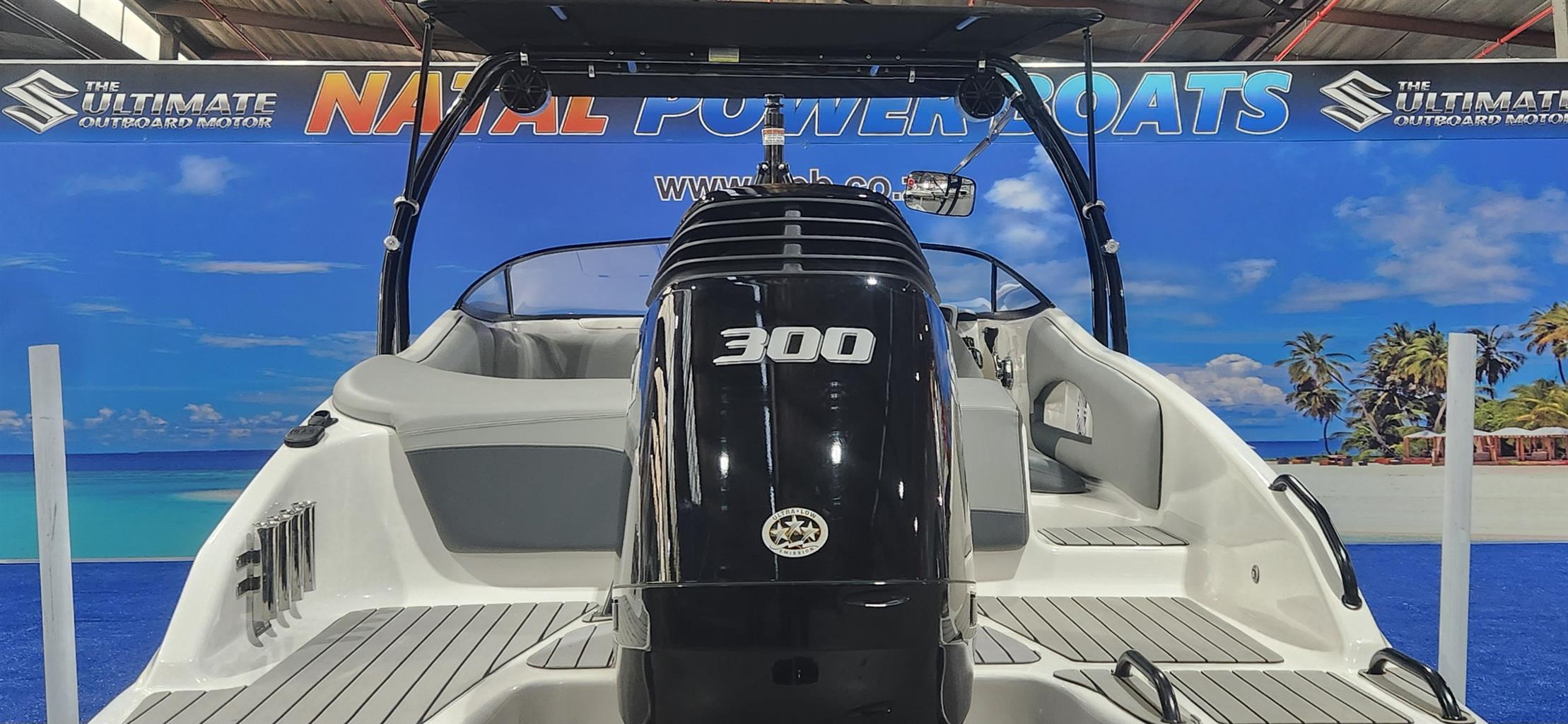 CLASSIC 230 ON TRAILER 300 HP SUZUKI 4 STROKE 2024 MODEL 19 HOUR