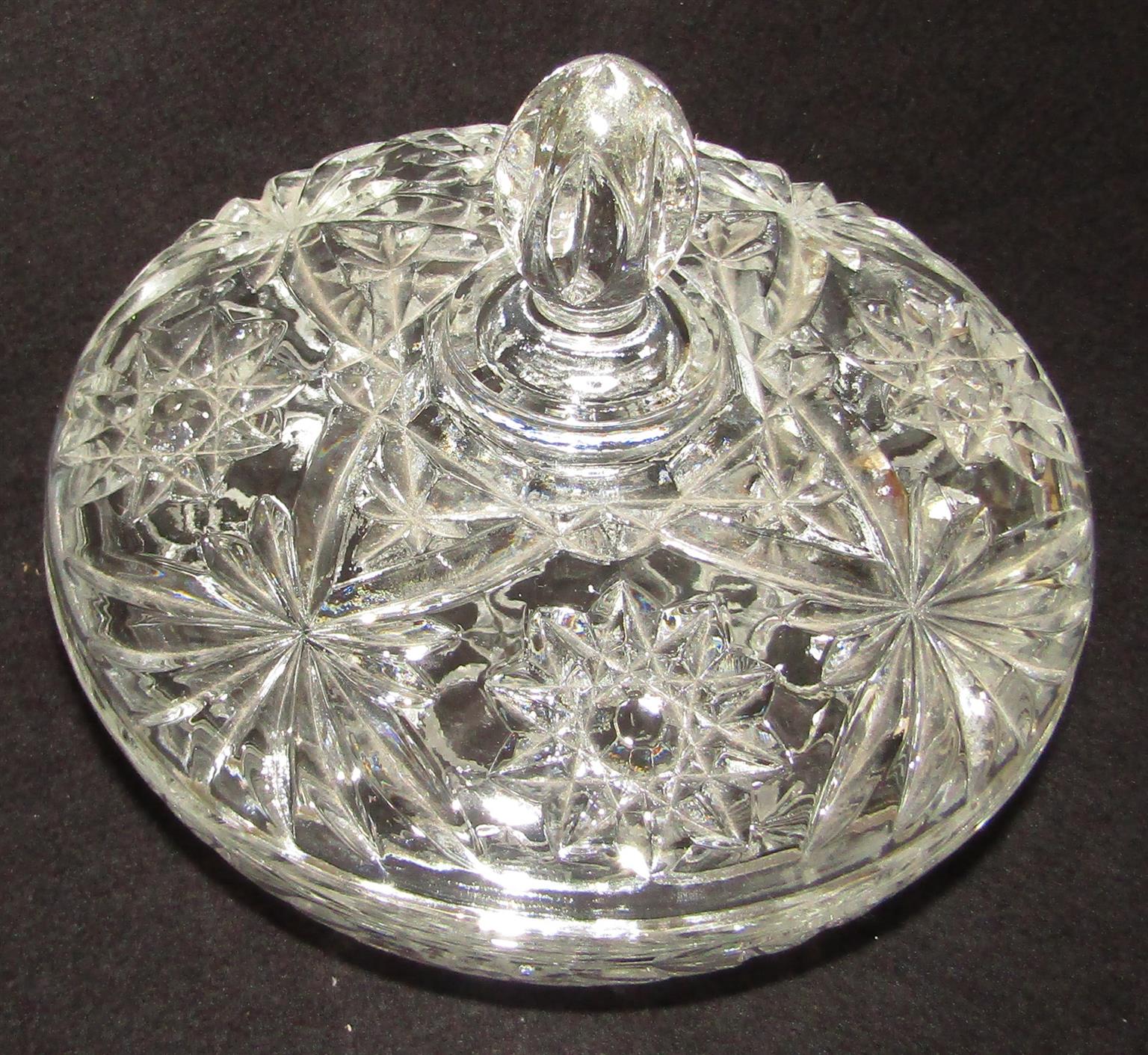 Crystal Glass Candy Bowl and Lid – d=18cm Crystal Glass Candy Bowl and Lid – d=18cm