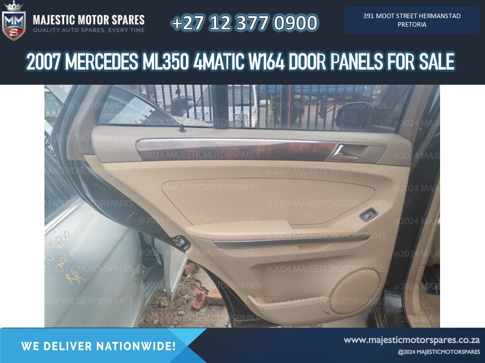 2007 Mercedes Benz ML350 W164 Door panels for Sale – Used - Private Seller 2007 Mercedes Benz ML350 W164 Door panels for Sale – Used - Private Seller