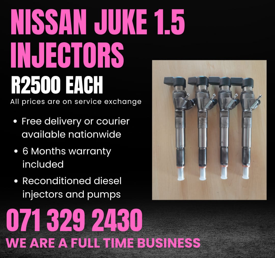 NISSAN JUKE 1.5 INJECTORS FOR SALE WITH WARRANTY - Private Seller NISSAN JUKE 1.5 INJECTORS FOR SALE WITH WARRANTY - Private Seller