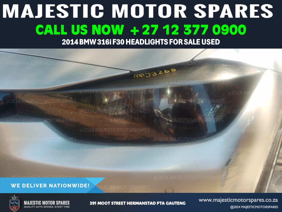 2014 BMW 316i Headlights for Sale Used - Private Seller 2014 BMW 316i Headlights for Sale Used - Private Seller