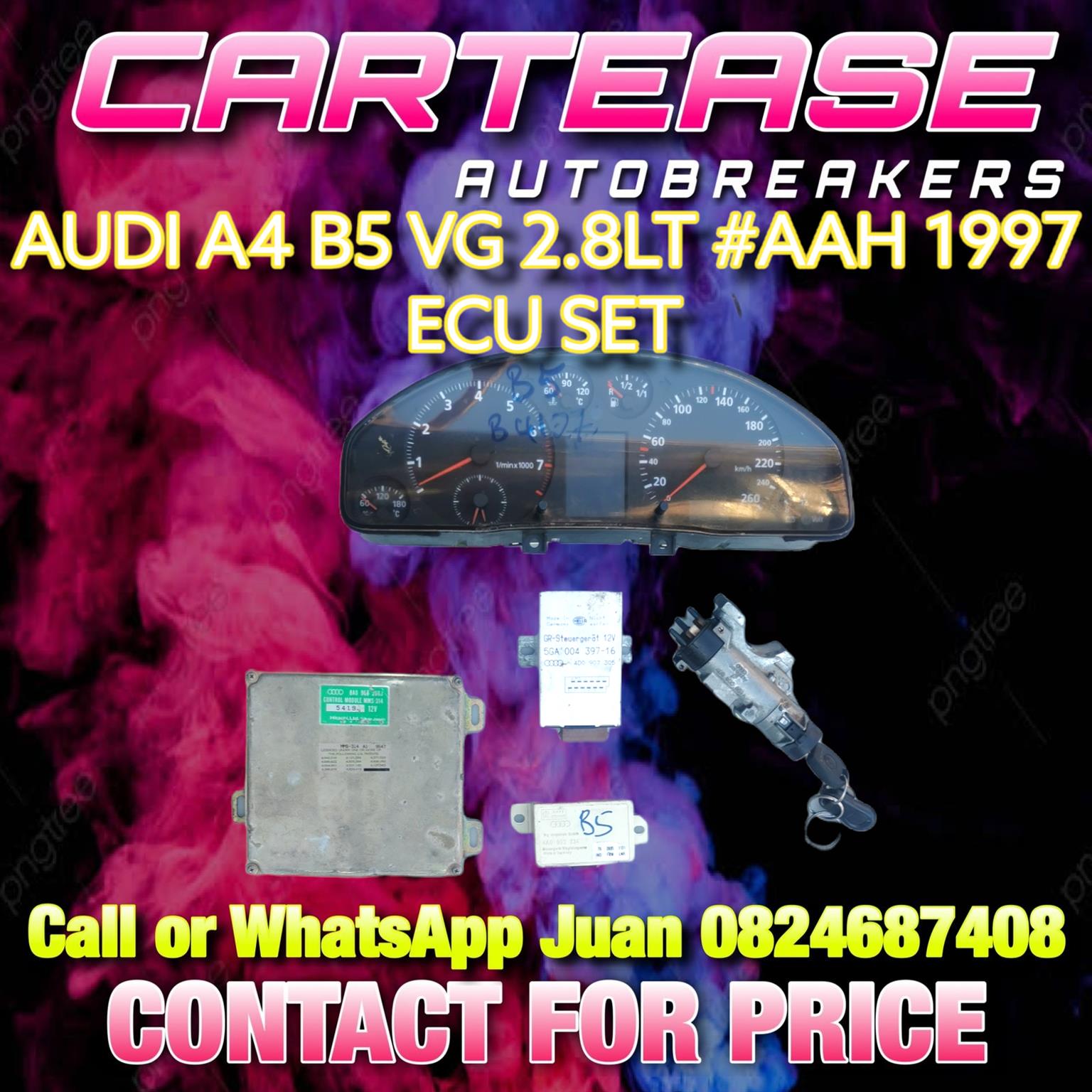 AUDI A4 B5 VG 2.8LT 1997 #AAH ECU SET - Private Seller
