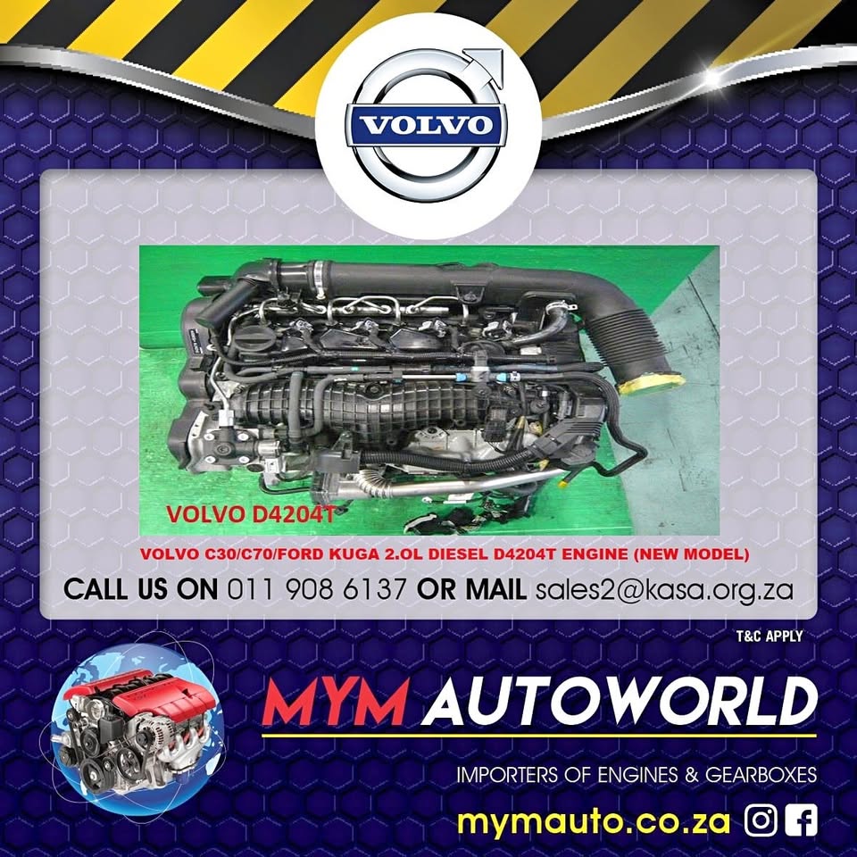 VOLVO C30/C70/FORD KUGA 2.OL DIESEL D4204T ENGINE (NEW MODEL) - Private Seller VOLVO C30/C70/FORD KUGA 2.OL DIESEL D4204T ENGINE (NEW MODEL) - Private Seller