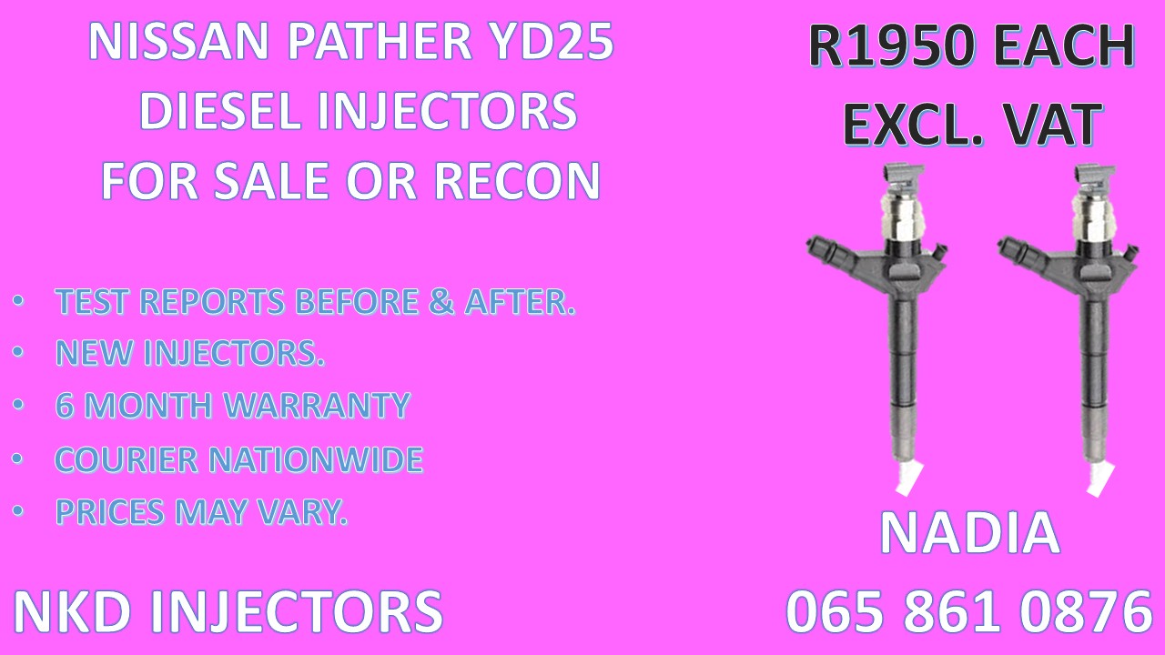 DIESEL INJECTORS FOR SALE FOR NISSAN PATHFINDER YD25 - RECONDITIONED - Private Seller DIESEL INJECTORS FOR SALE FOR NISSAN PATHFINDER YD25 - RECONDITIONED - Private Seller