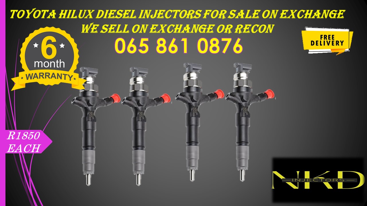 TOYOTA HILUX 3.0 AND 2.5 DENSO BRAND INJECTORS FOR SALE. - Private Seller