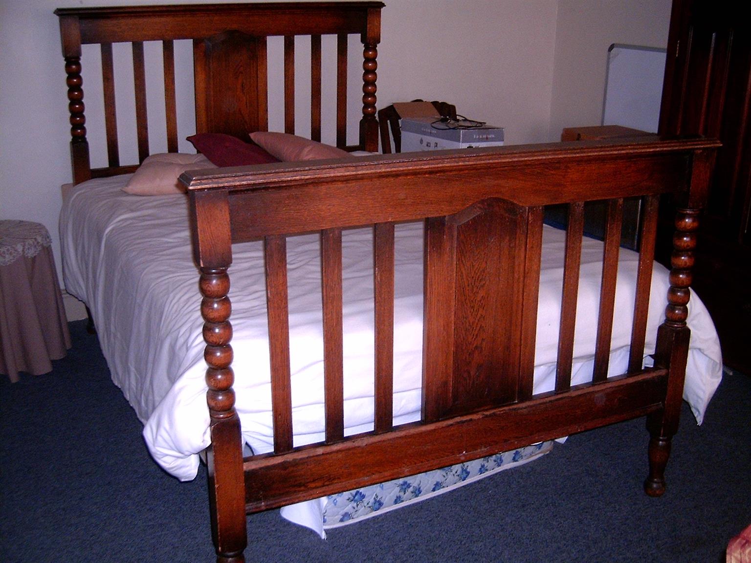 Due to space we have to sell this antique 1906 bedroom set.