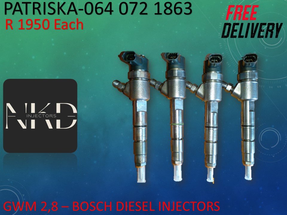 GWM 2,8 DIESEL INJECTORS FOR SALE - Private Seller GWM 2,8 DIESEL INJECTORS FOR SALE - Private Seller