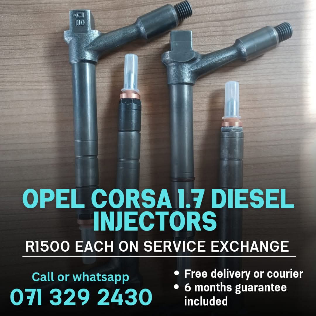 OPEL CORSA 1.7 INJECTORS FOR SALE WITH WARRANTY - Private Seller OPEL CORSA 1.7 INJECTORS FOR SALE WITH WARRANTY - Private Seller
