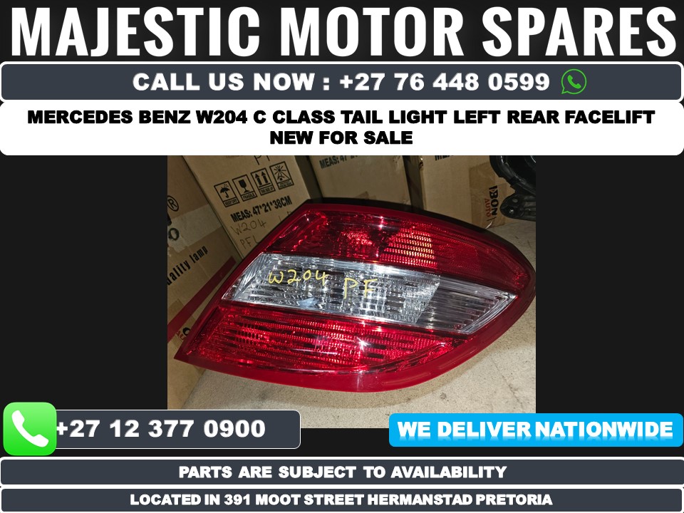 Mercedes Benz C class left rear facelift W204 Tail light new for sale - Private Seller Mercedes Benz C class left rear facelift W204 Tail light new for sale - Private Seller