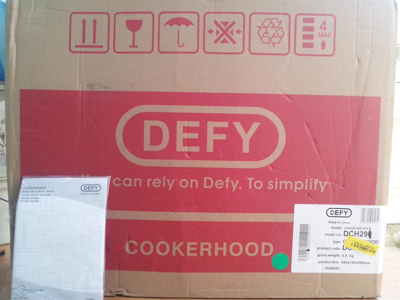 defy dch290