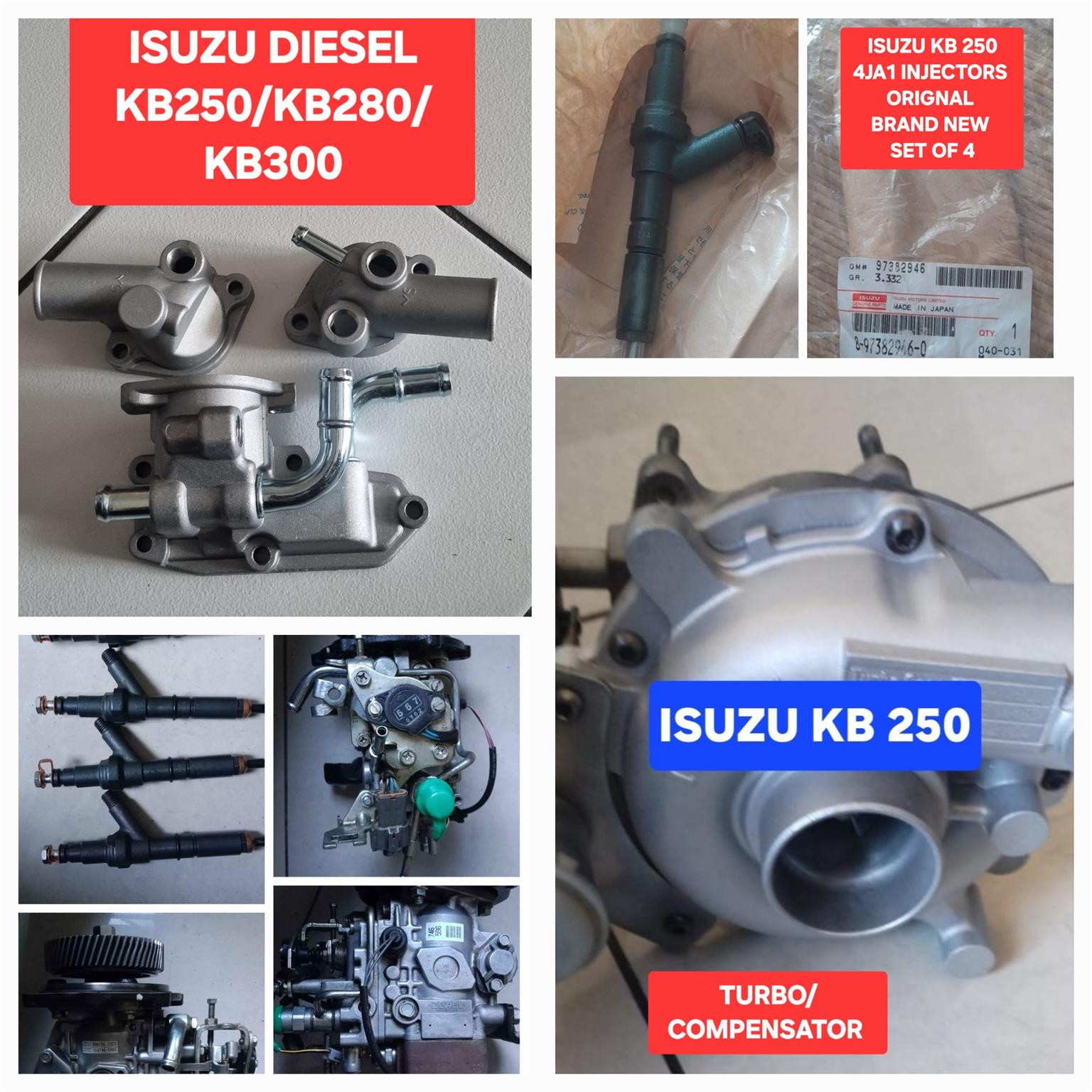 Isuzu Injectors - NEW Kb250 and NEWKB 300 - Private Seller Isuzu Injectors - NEW Kb250 and NEWKB 300 - Private Seller