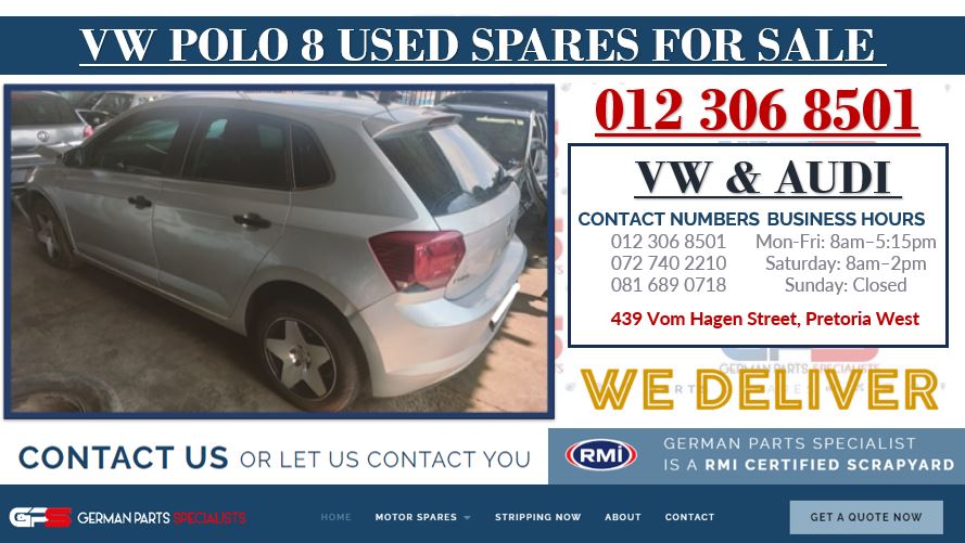 VW POLO 8 USED SPARES FOR SALE - Private Seller VW POLO 8 USED SPARES FOR SALE - Private Seller