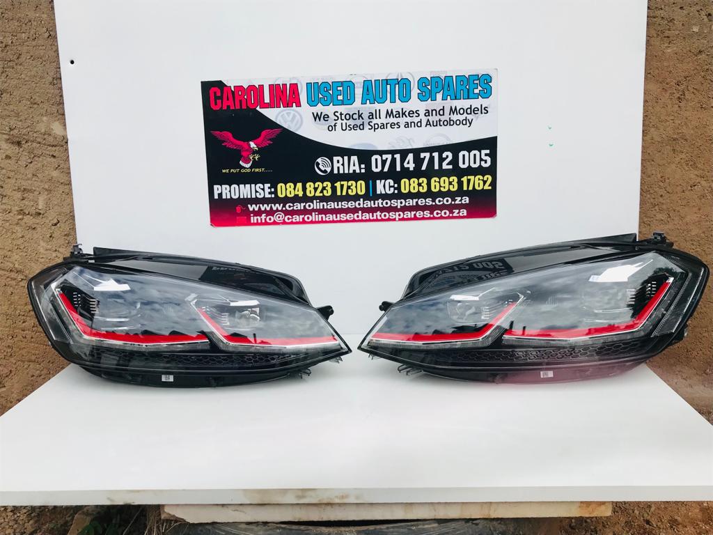 VW Golf 7.5 GTI left and right side xenon headlight - Private Seller