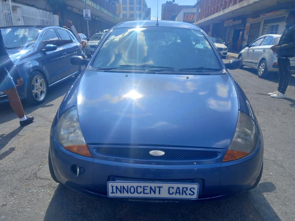 2007 FORD FIESTA KA SPORT 1.4 PETROL, MANUAL TRANSMISSION, BLUE COLOUR, MILEAGE