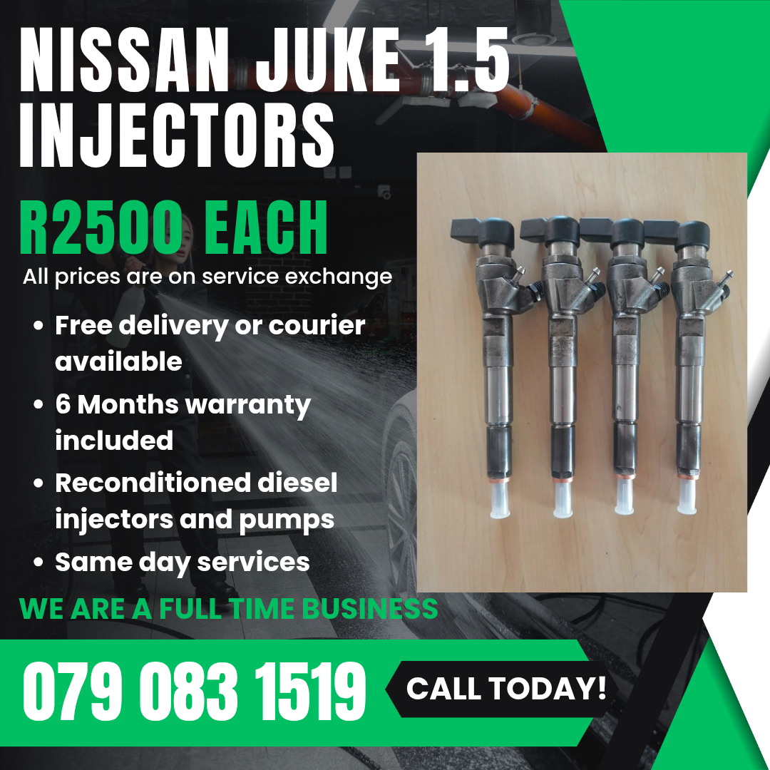 NISSAN JUKE 1.5 INJECTORS FOR SALE WITH WARRANTY - Private Seller NISSAN JUKE 1.5 INJECTORS FOR SALE WITH WARRANTY - Private Seller