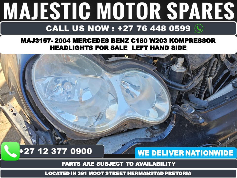 Mercedes Benz C180 W203 2004 headlights used