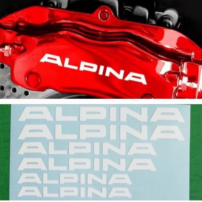 BMW Alpina brake caliper decals stickers - Private Seller BMW Alpina brake caliper decals stickers - Private Seller
