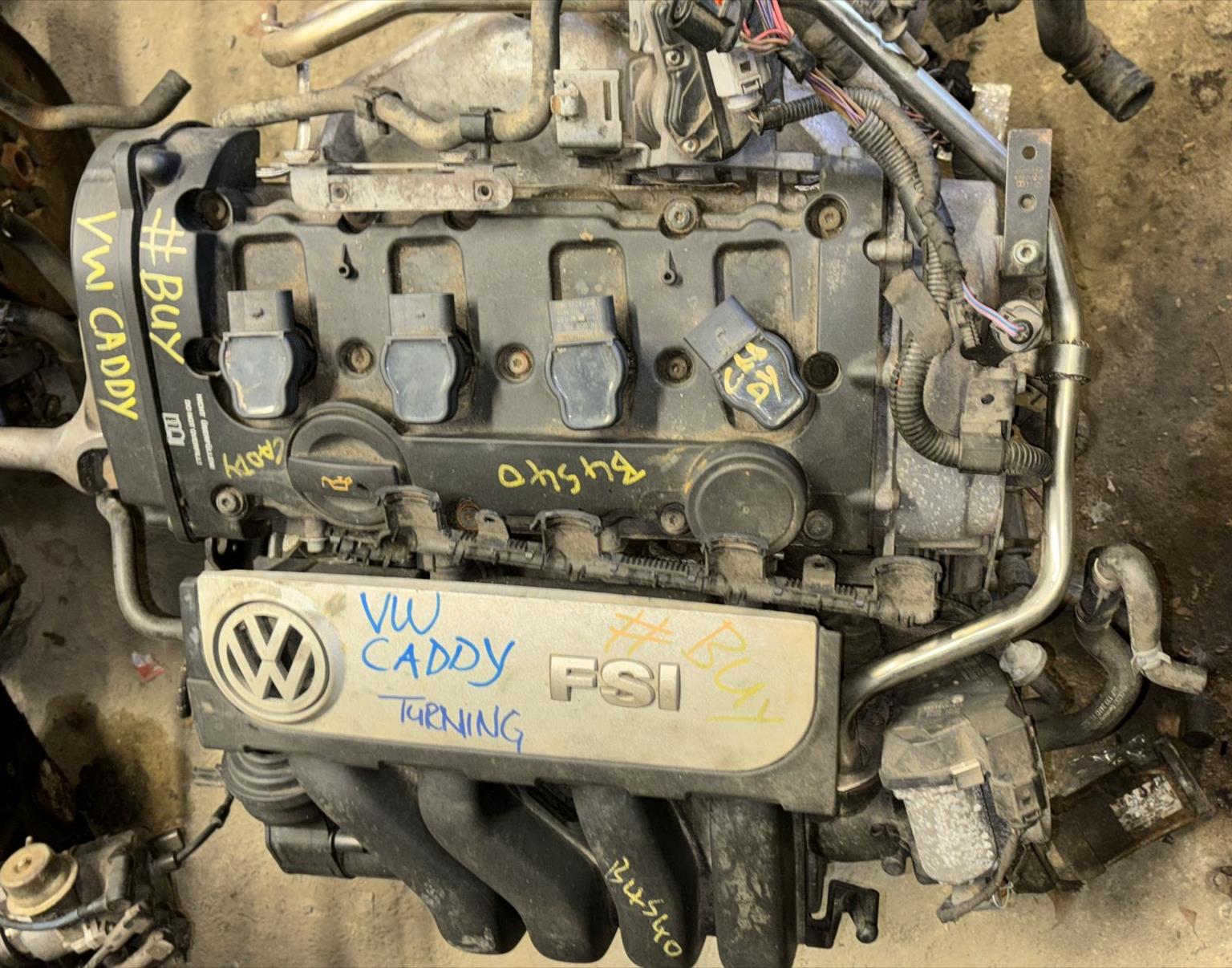 VW CADDY - GOLF 5 2.0 FSi ENGINE #BUY FOR SALE - Private Seller VW CADDY - GOLF 5 2.0 FSi ENGINE #BUY FOR SALE - Private Seller