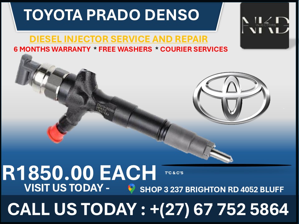 Toyota Prado Denso Diesel injectors - Private Seller Toyota Prado Denso Diesel injectors - Private Seller