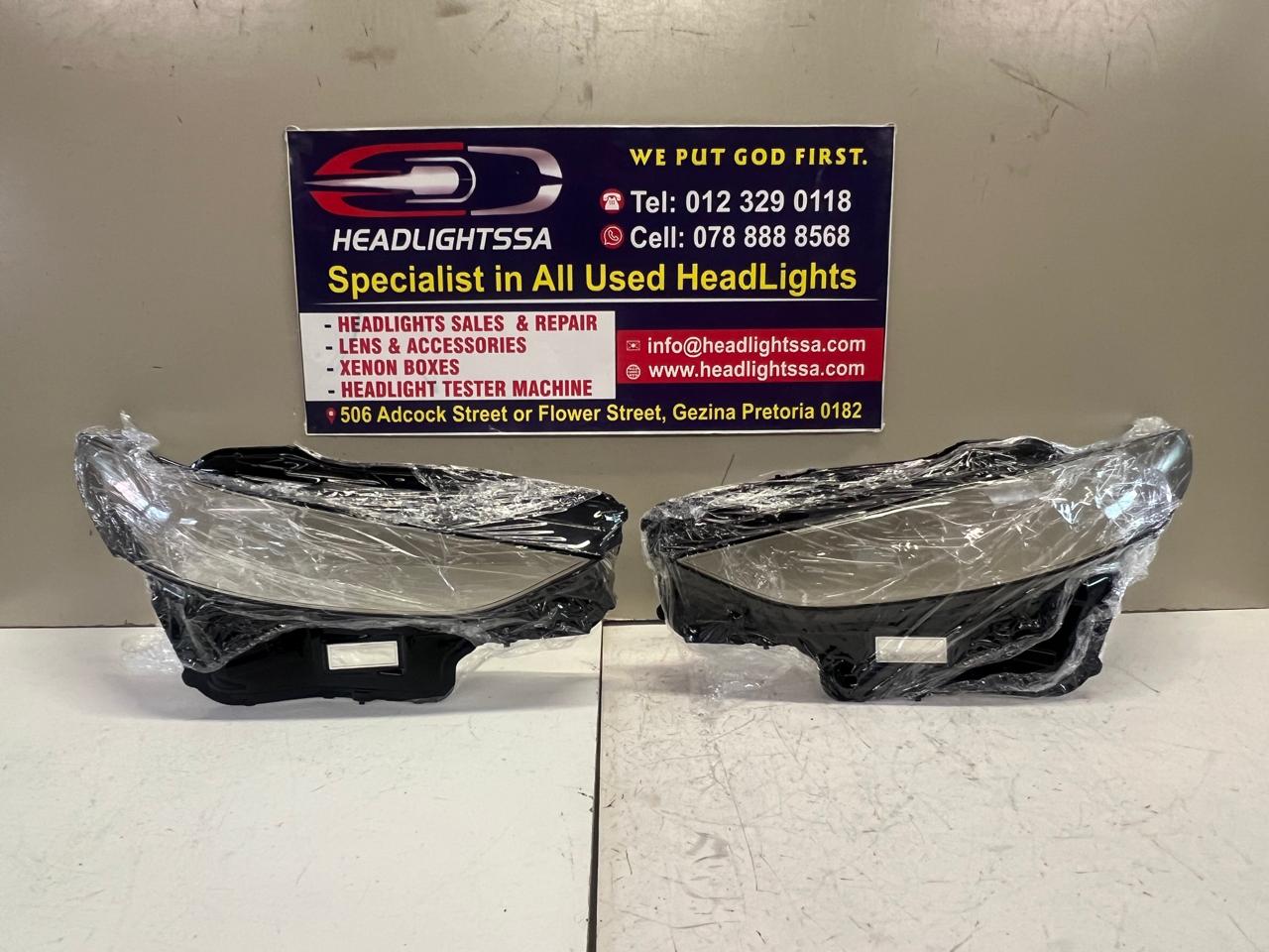 Mazda 3 left and right side headlight replacement lens - Private Seller