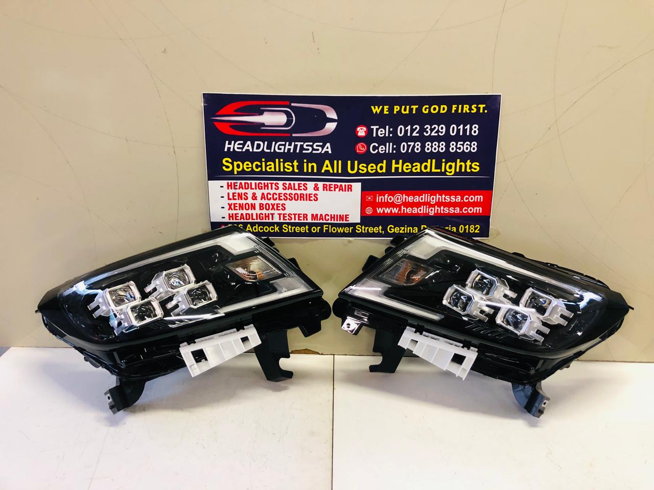 Nissan Navara Pro-4x Pickup left and right side LED headlights - Private Seller Nissan Navara Pro-4x Pickup left and right side LED headlights - Private Seller