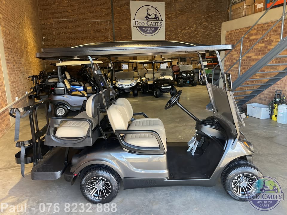 YAMAHA GOLF CART FOR SALE - FOUR SEATER - NEW LITHIUM BATTERY - PERFECT GOLF ESTATE CART - Private Seller YAMAHA GOLF CART FOR SALE - FOUR SEATER - NEW LITHIUM BATTERY - PERFECT GOLF ESTATE CART - Private Seller