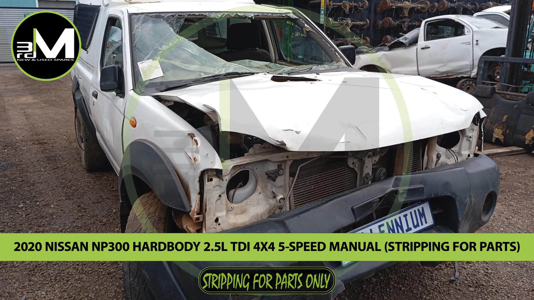 2020 Nissan NP300 Hardbody 2.5 TDi 4X4 5-SPEED MANUAL (STRIPPING FOR PARTS) - Private Seller
