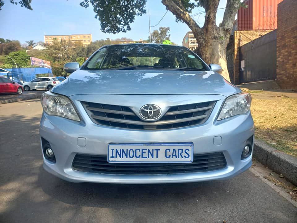 2011 TOYOTA COROLLA PROFESSIONAL 1.6 PETROL, MANUAL, SKY BLUE COLOR