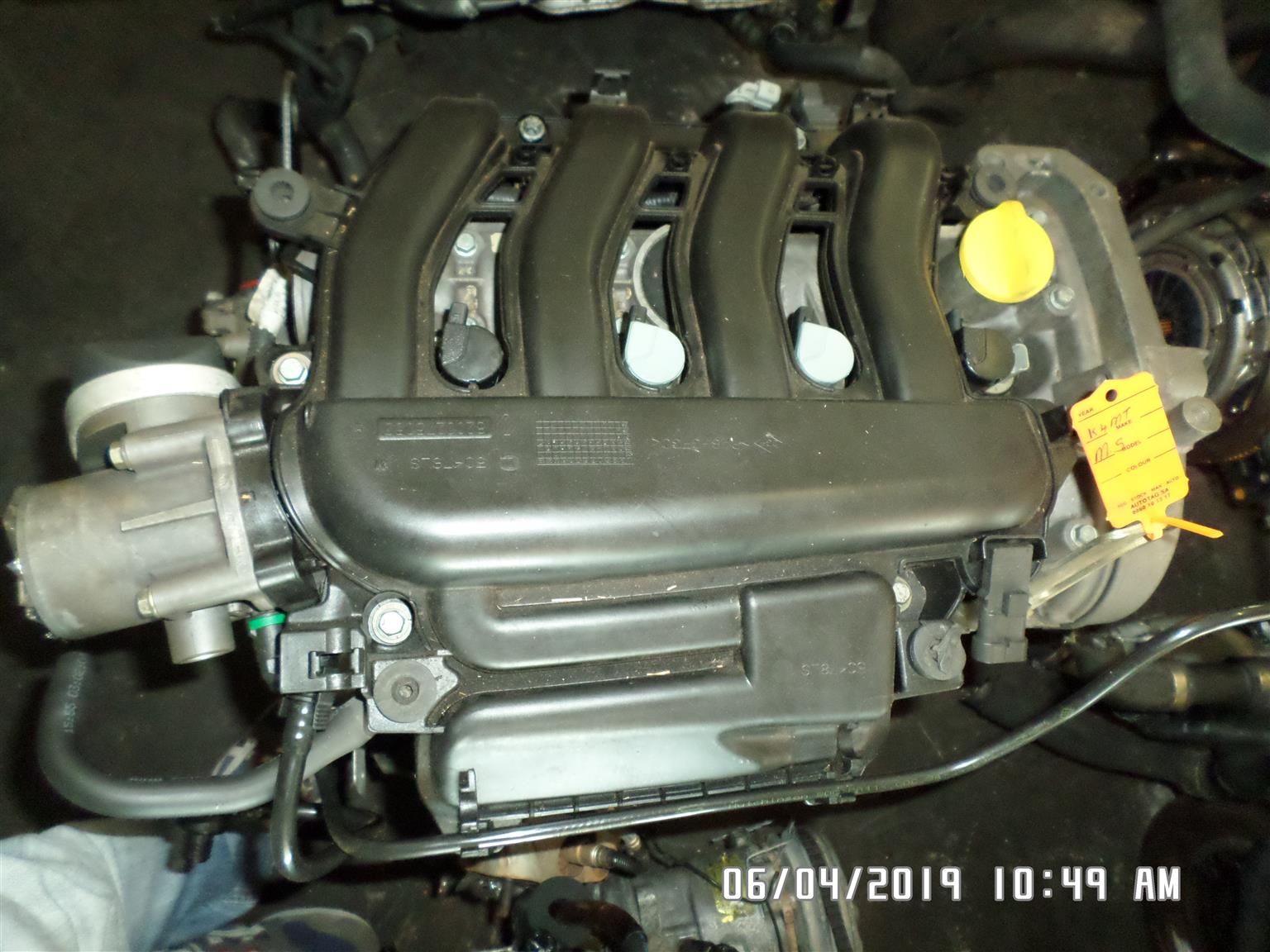 RENAULT K4MT engine for sale