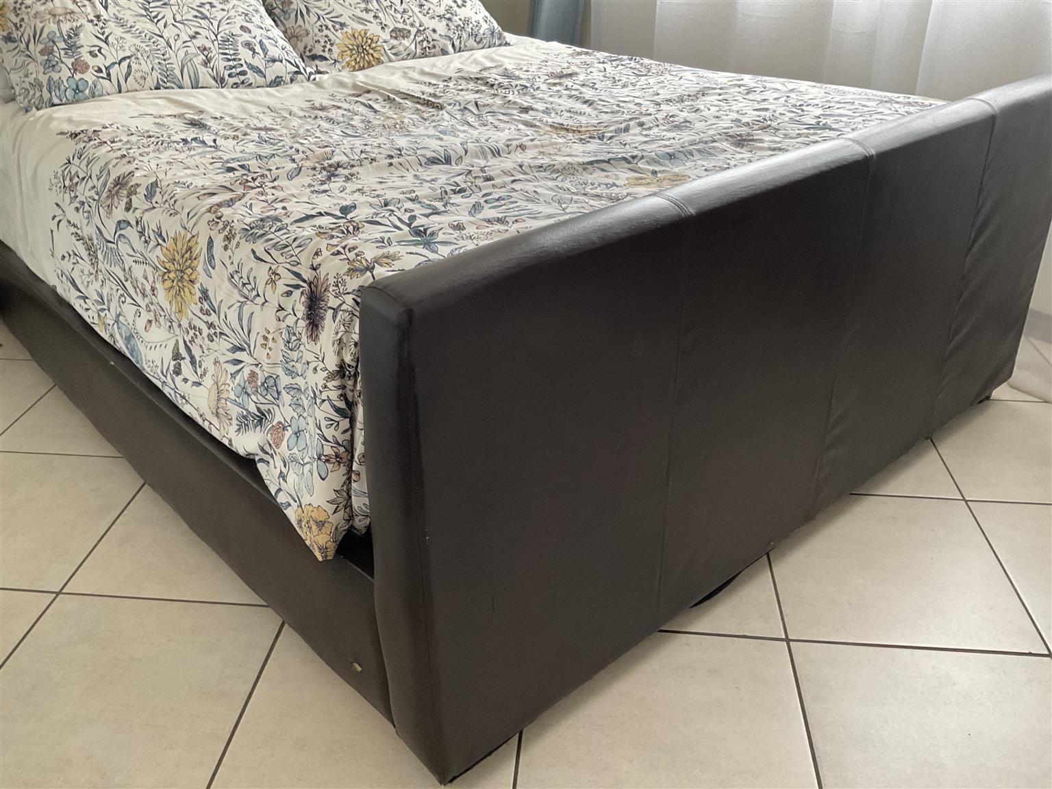 Mattress with headboard, no base