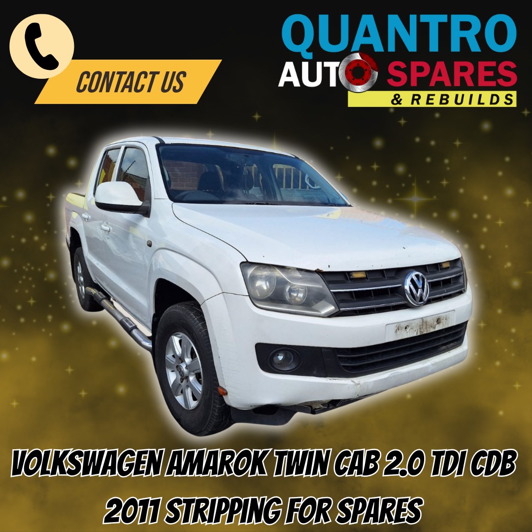 VOLKSWAGEN AMAROK  TWIN CAB 2.0 TDI CBD 2011 STRIPPING FOR SPARES