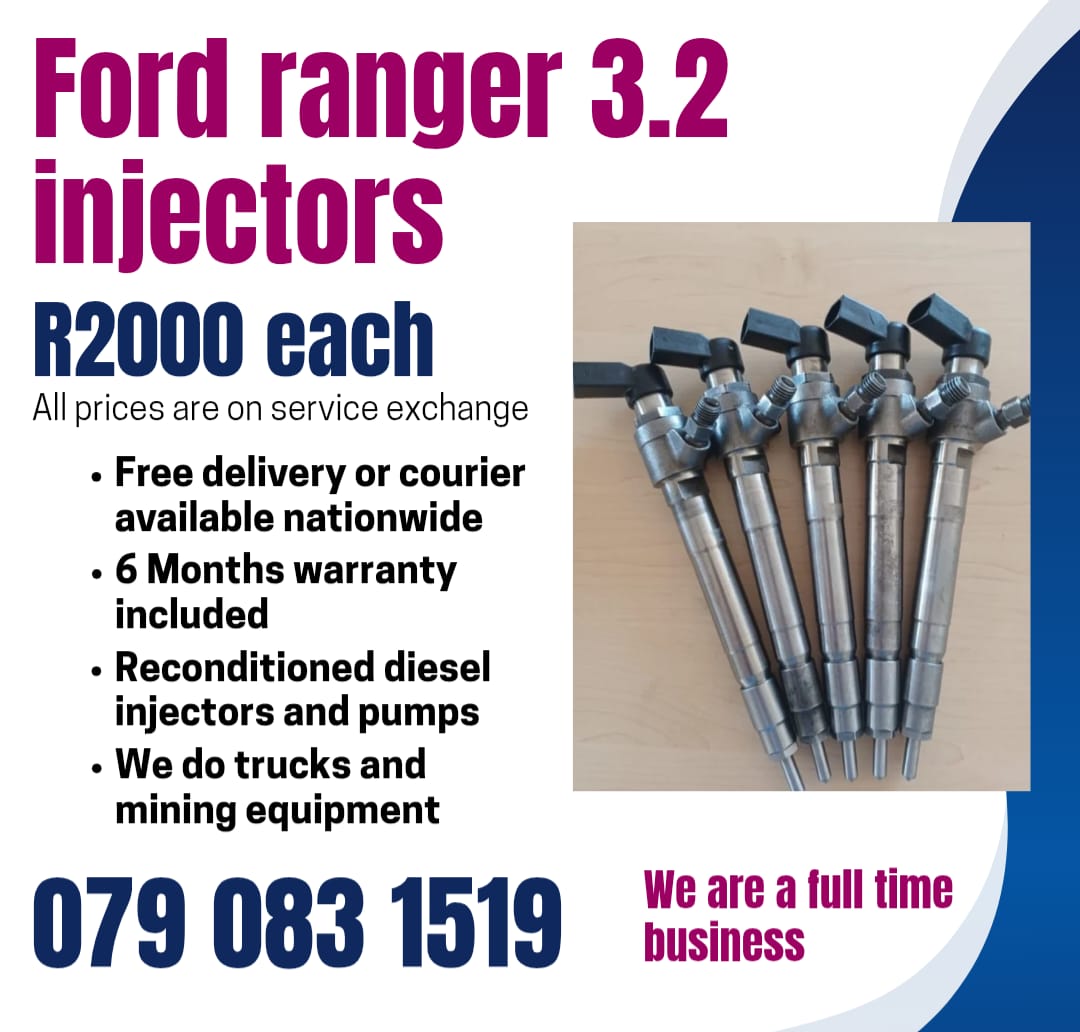 FORD RANGER 3.2 INJECTORS FOR SALE WITH WARRANTY - Private Seller FORD RANGER 3.2 INJECTORS FOR SALE WITH WARRANTY - Private Seller