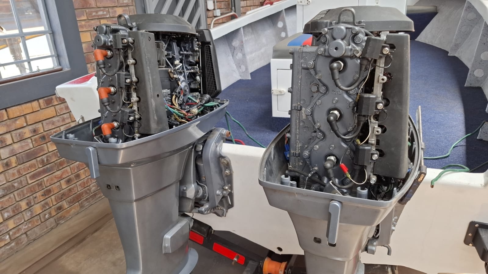 2x YAMAHA 90HP ULTRA LONG SHAFTS TRIM AND TILT MOTORS FOR SALE
