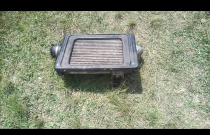 Isuzu fish shape intercooler 4jh1