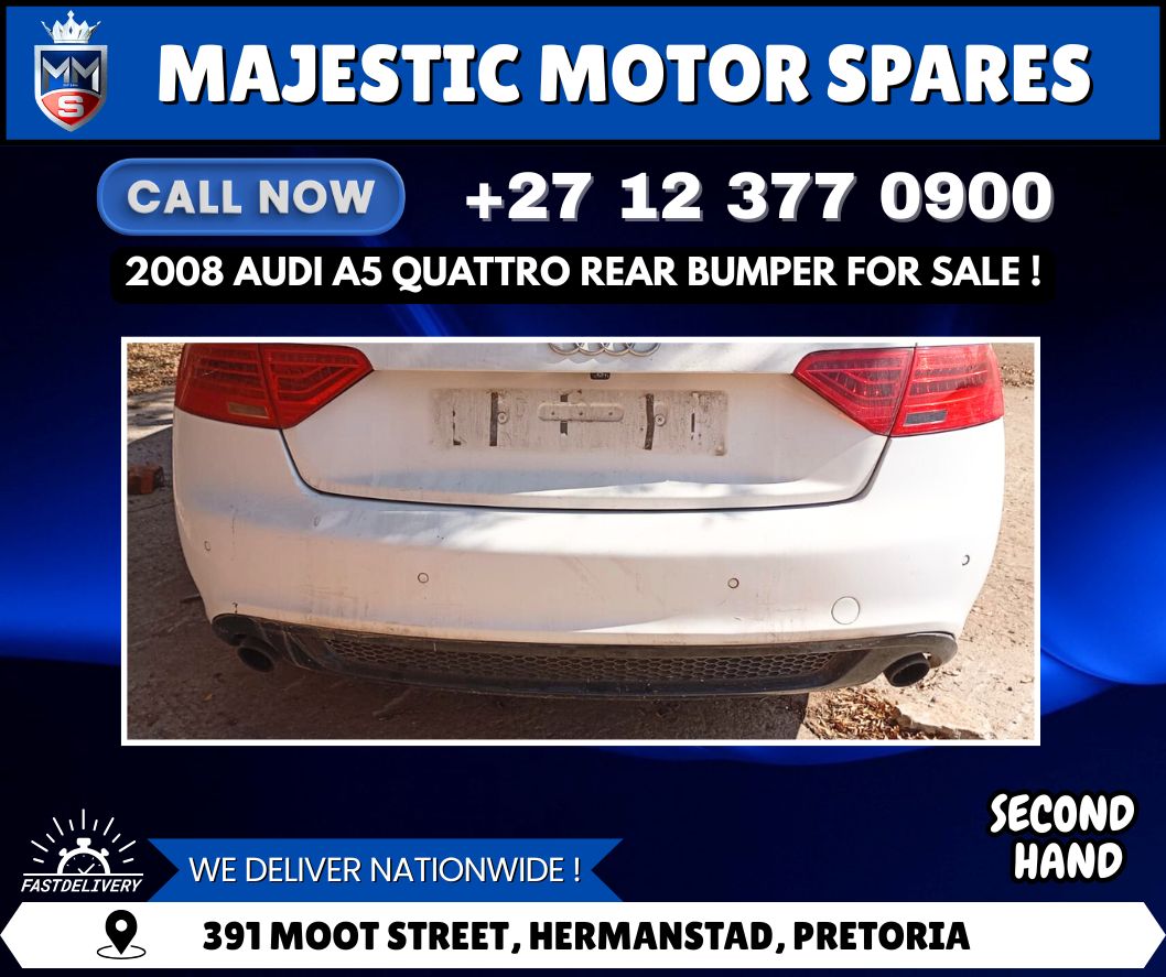 Used 2008 Audi A5 Quattro Rear Bumper for Sale - Private Seller Used 2008 Audi A5 Quattro Rear Bumper for Sale - Private Seller