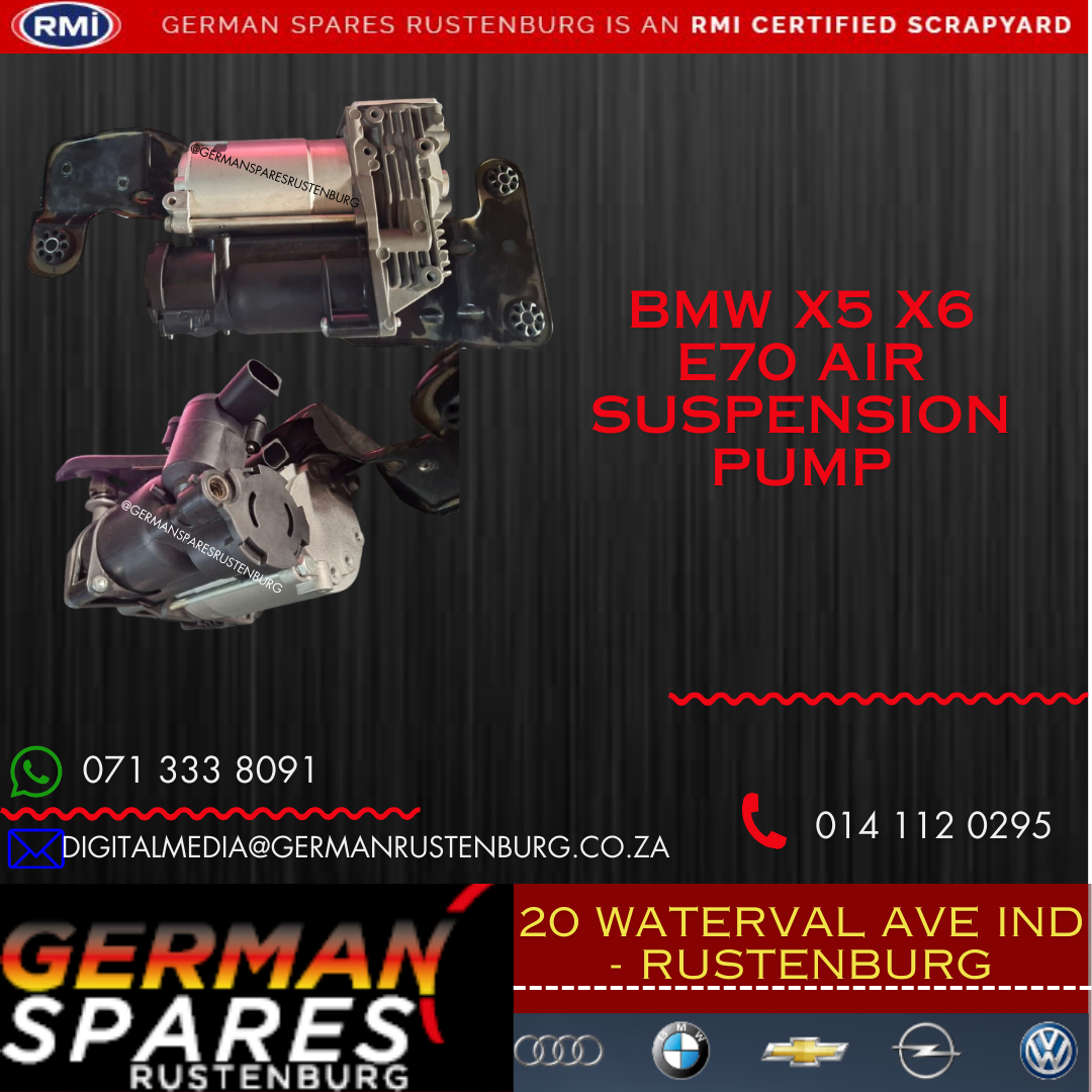 Bmw X5/ X6/ E70 Air Suspension Pump - Private Seller Bmw X5/ X6/ E70 Air Suspension Pump - Private Seller