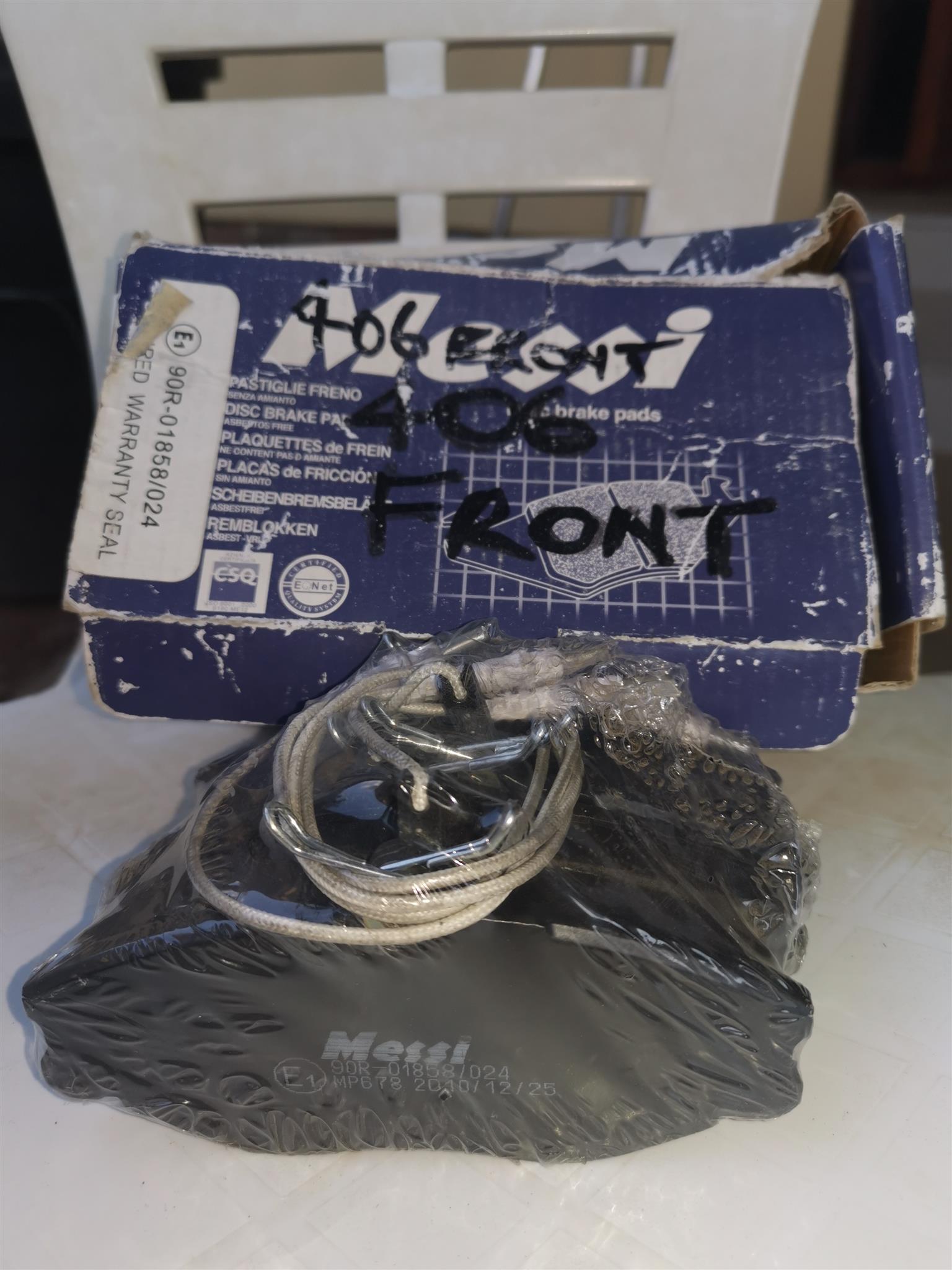 Peugeot 406 front brake pads - Private Seller Peugeot 406 front brake pads - Private Seller