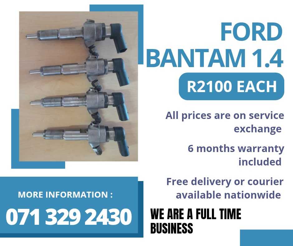 FORD BANTAM 1.4 DIESEL INJECTORS FOR SALE WITH WARRANTY - Private Seller FORD BANTAM 1.4 DIESEL INJECTORS FOR SALE WITH WARRANTY - Private Seller