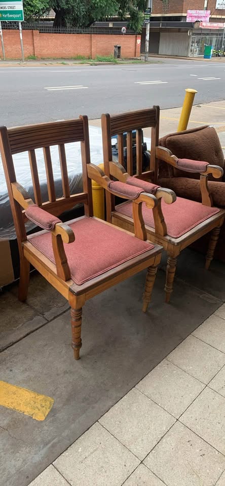 Antique chairs R1300 for both 280 Steve Biko road  Gezina  Pretoria