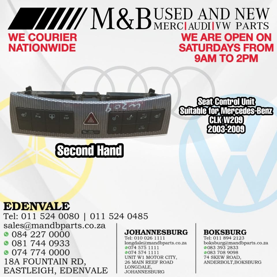 Seat Control Unit (Second Hand) - Private Seller Seat Control Unit (Second Hand) - Private Seller