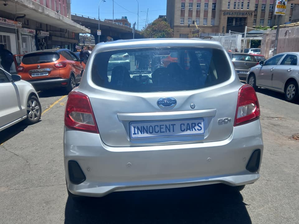 2019 GATSUN GO PLUS 1.2 PETROL, 7 SEATER, MANUAL, SILVER COLOUR, MILEAGE