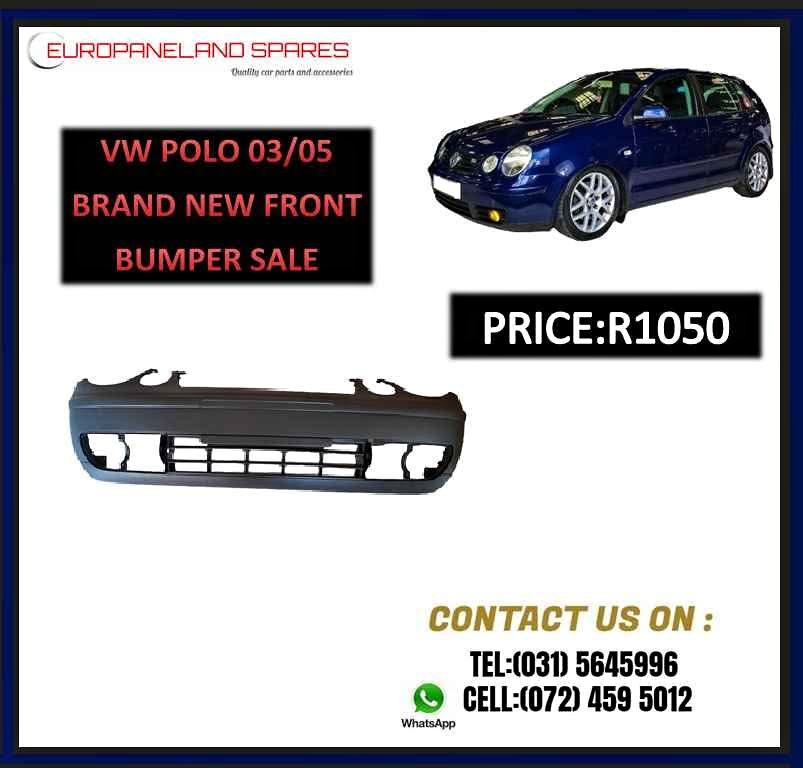 VW POLO 03  ONWARDS BRAND NEW FRONT BUMPERS FORSALE PRICE