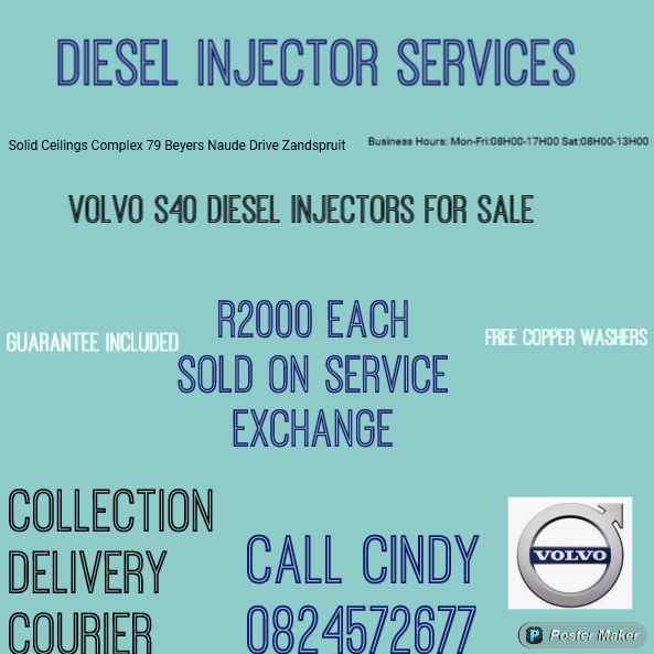 Volvo S40 DIESEL INJECTORS FOR SALE - Private Seller Volvo S40 DIESEL INJECTORS FOR SALE - Private Seller