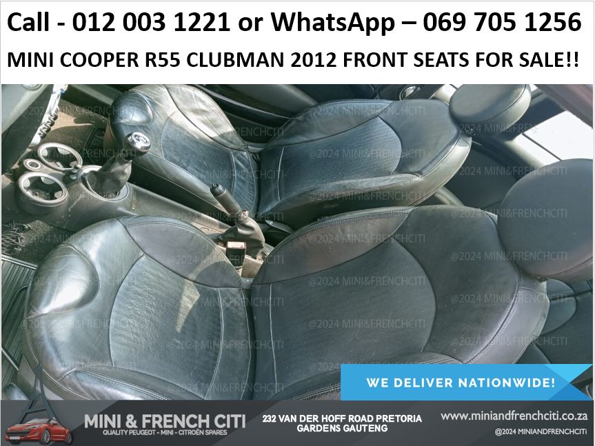 Mini Cooper R55 Clubman 2012 Front Seats For Sale – OEM Interior Parts - Private Seller