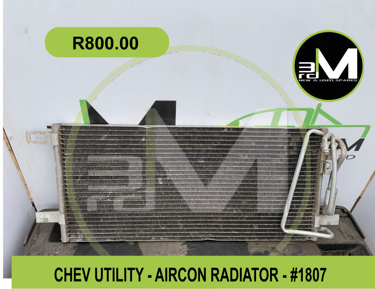 AIRCON RADIATOR - CHEVROLET UTILITY - Private Seller AIRCON RADIATOR - CHEVROLET UTILITY - Private Seller