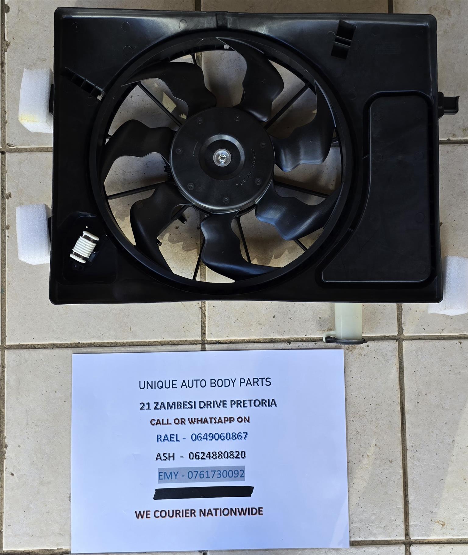 Hyundai Elantra 11 / Kia Cerato 2.0 2012 / Creed Soul 1.4i 1.6i Radiator Fan Hyundai Elantra 11 / Kia Cerato 2.0 2012 / Creed Soul 1.4i 1.6i Radiator Fan