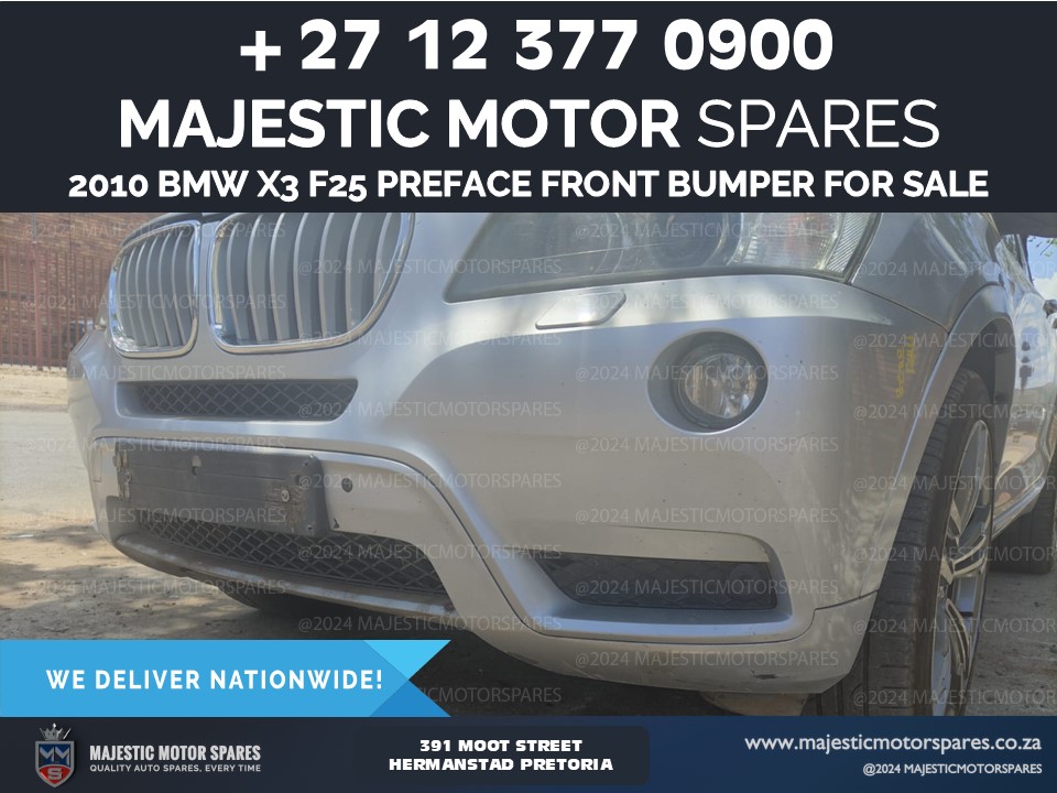 2010 BMW X3 F25 preface front bumper for sale - Private Seller 2010 BMW X3 F25 preface front bumper for sale - Private Seller