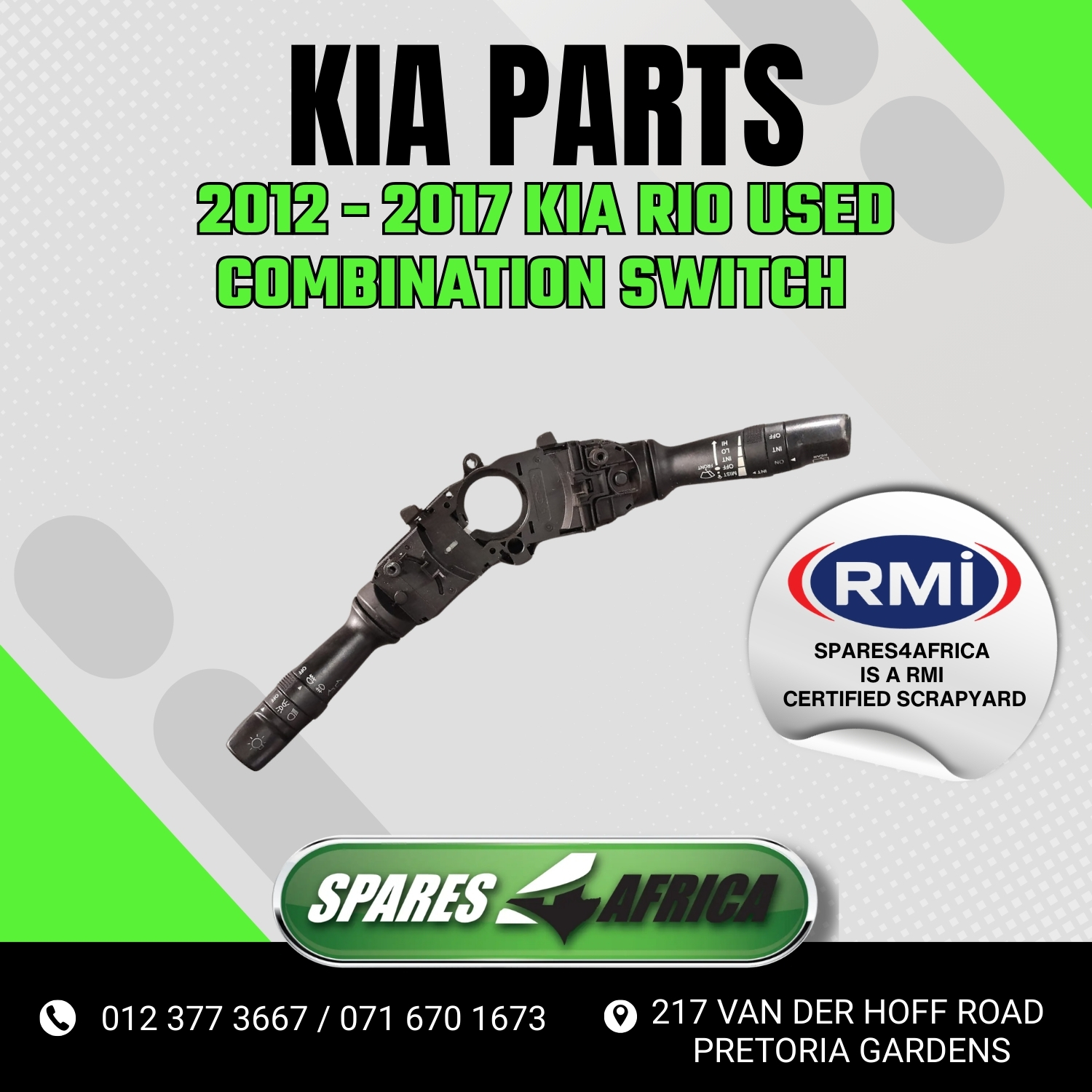 2012–2017 HYUNDAI ACCENT USED COMBINATION SWITCH FOR SALE - Private Seller 2012–2017 HYUNDAI ACCENT USED COMBINATION SWITCH FOR SALE - Private Seller