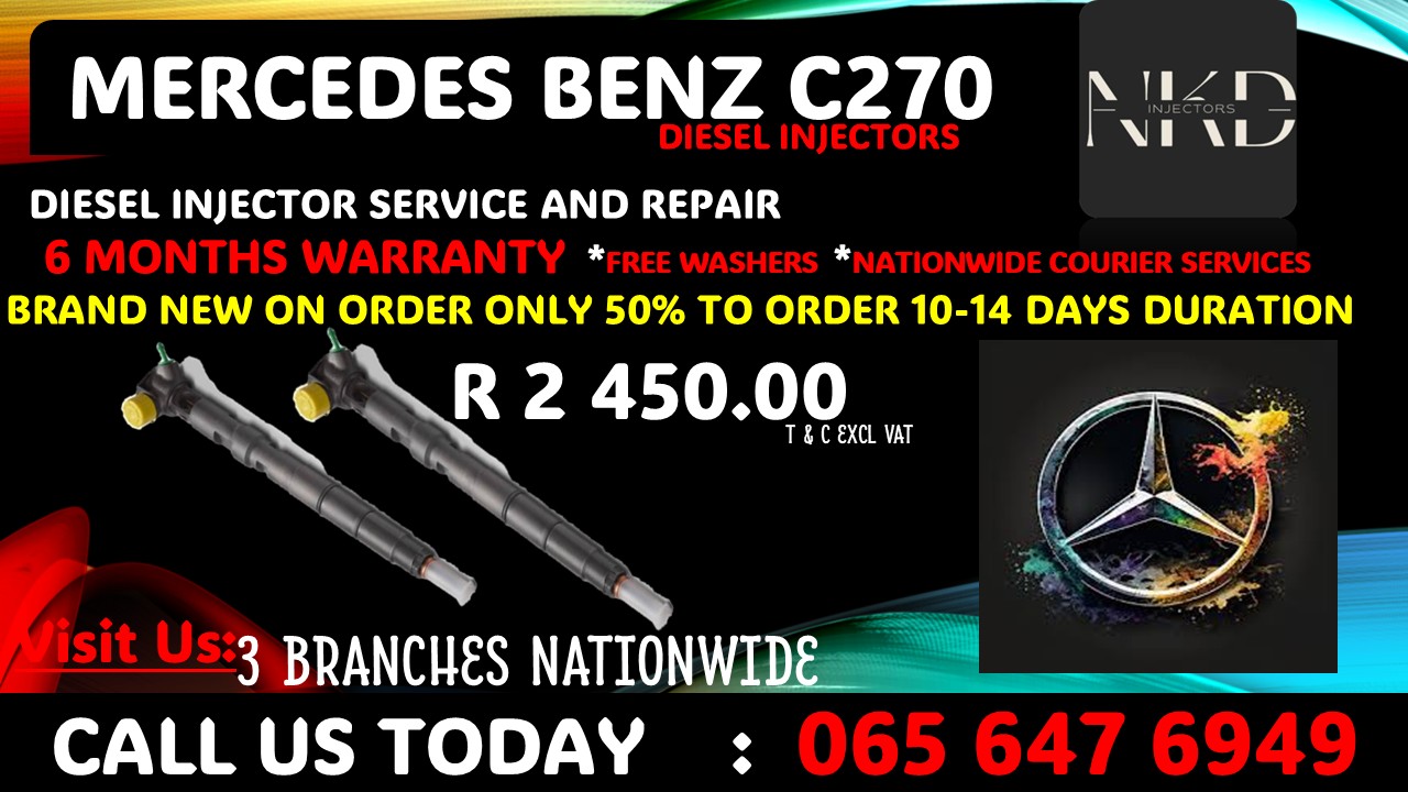 Mercedes C270 Delphi Diesel Injectors - Private Seller Mercedes C270 Delphi Diesel Injectors - Private Seller