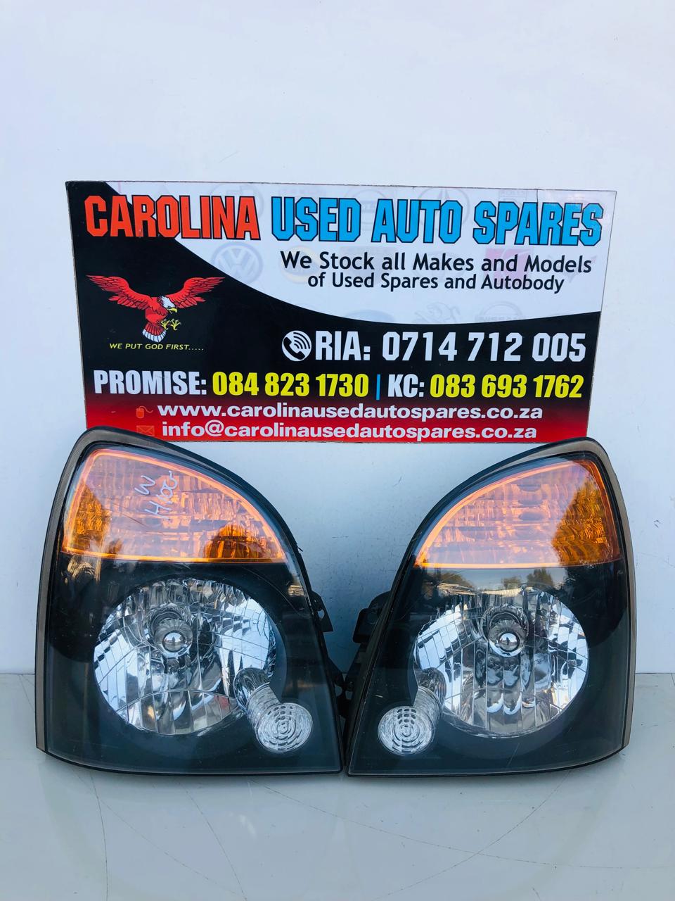 Hyundai H100 left and right side headlight (black) - Private Seller Hyundai H100 left and right side headlight (black) - Private Seller